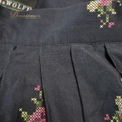 フォークダンス 衣装 スカート ブラック系 BERWIN&WOLFF 花柄 レース 黒 緑 白 チロリアン チロルスカート かわいい ダンス衣装 ふんわり 練習 レッスン イベント ピンク系 グリーン系 ホワイト系