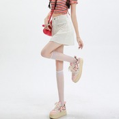 High-Waisted Summer Denim Skirt 5022