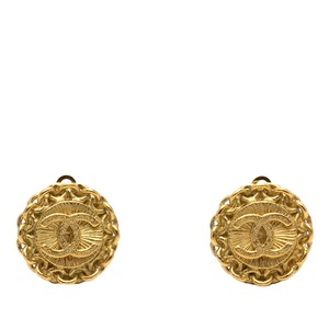 シャネル ココマーク ヴィンテージ イヤリング ゴールド メッキ レディース CHANEL 【中古】