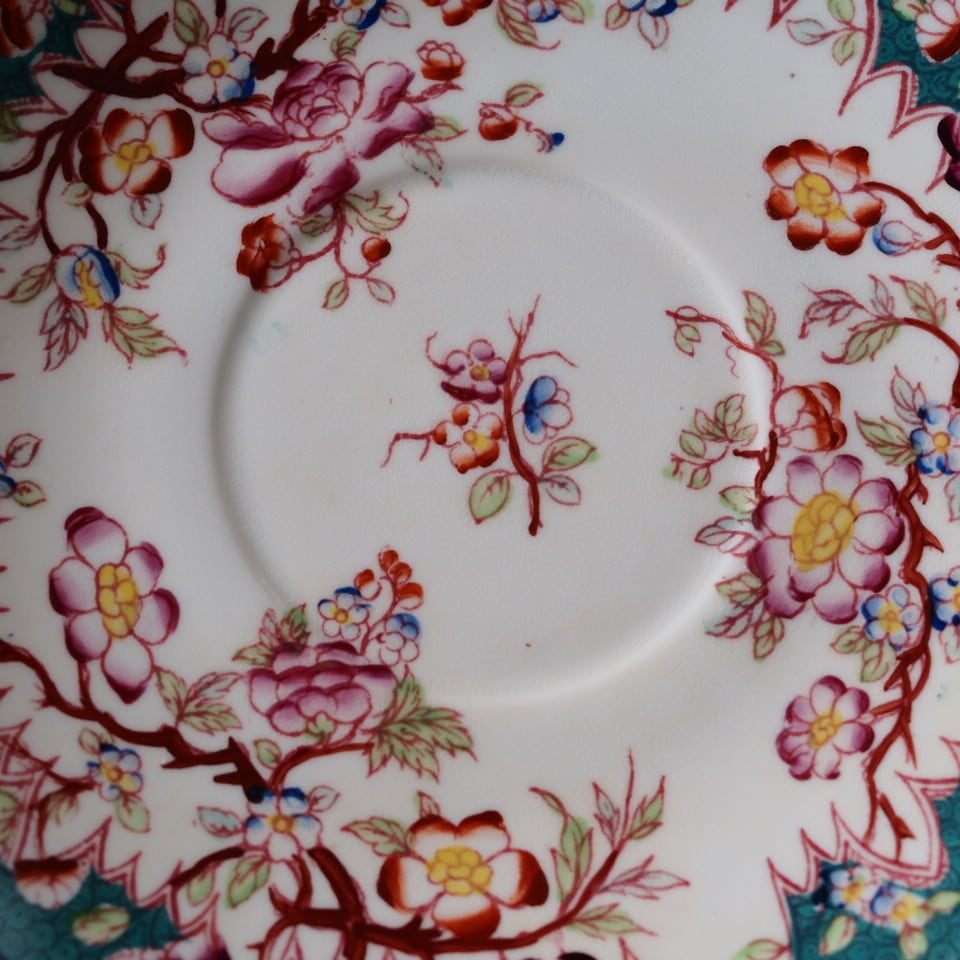 フランスアンティーク 素敵 サルグミンヌ ミントン 218 カップ