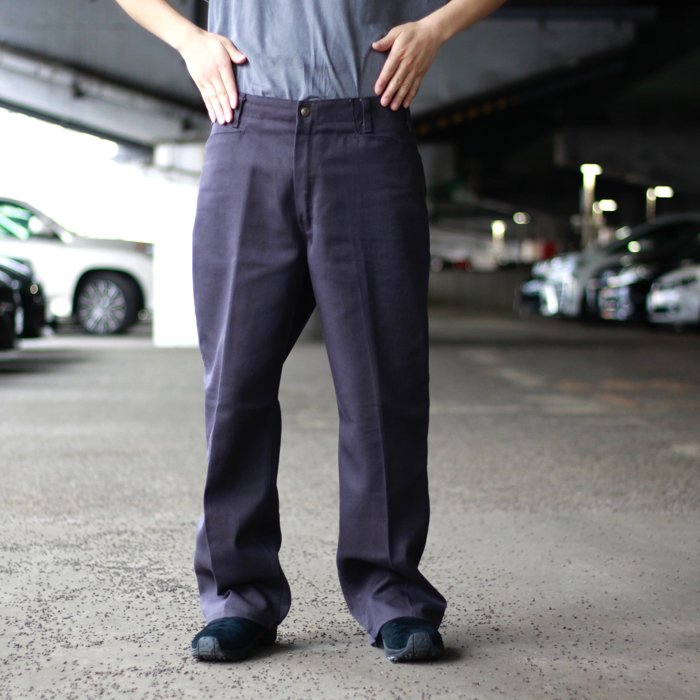 0188. 1990's ben davis work pants ワークパンツ グレー ベン