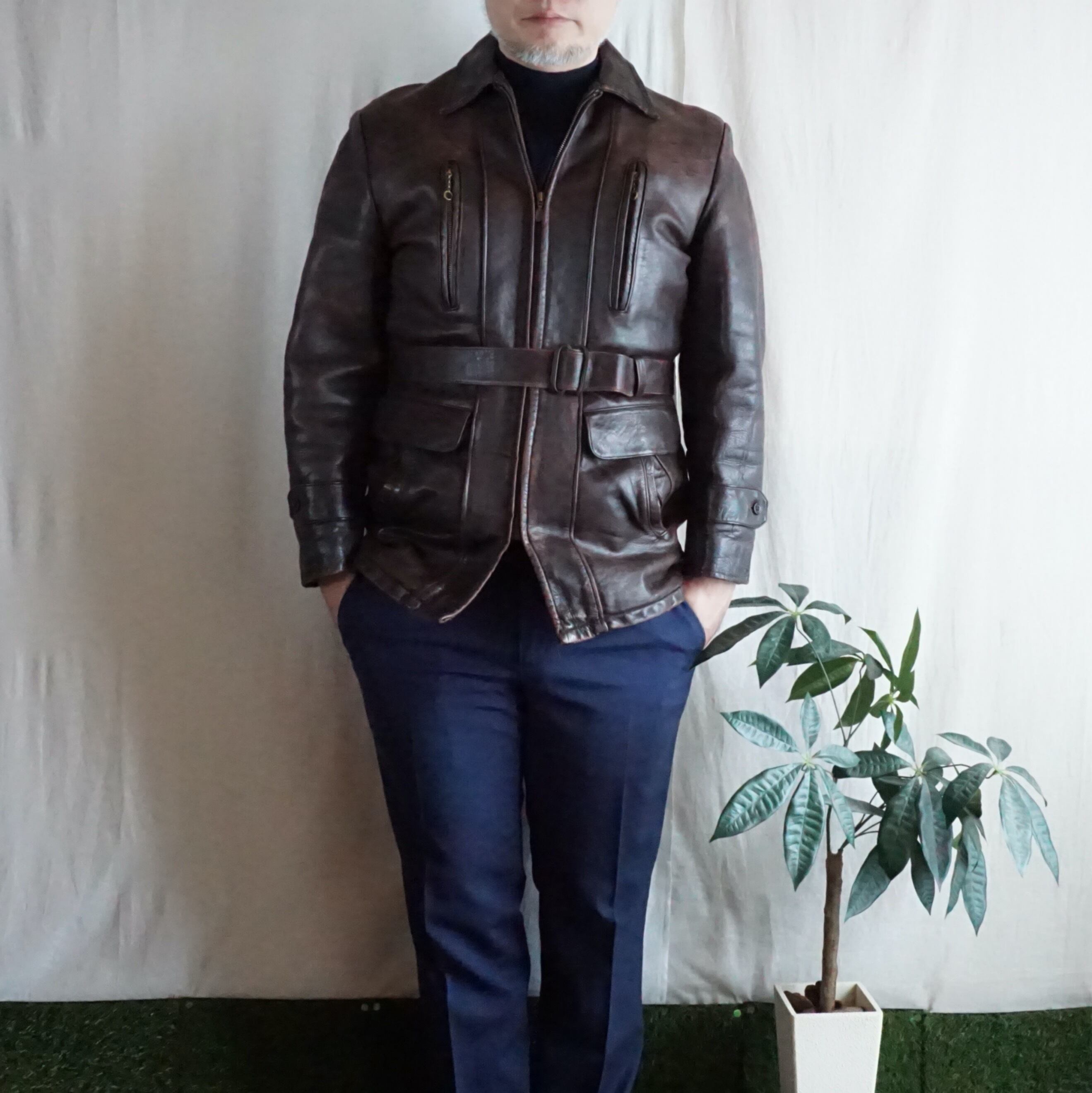 HERCULES ホースレザー カーコート 50's US [C2588] | 古着屋