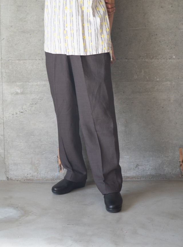 "NINE THREE QUARTER" 1990s Wool linen trousers