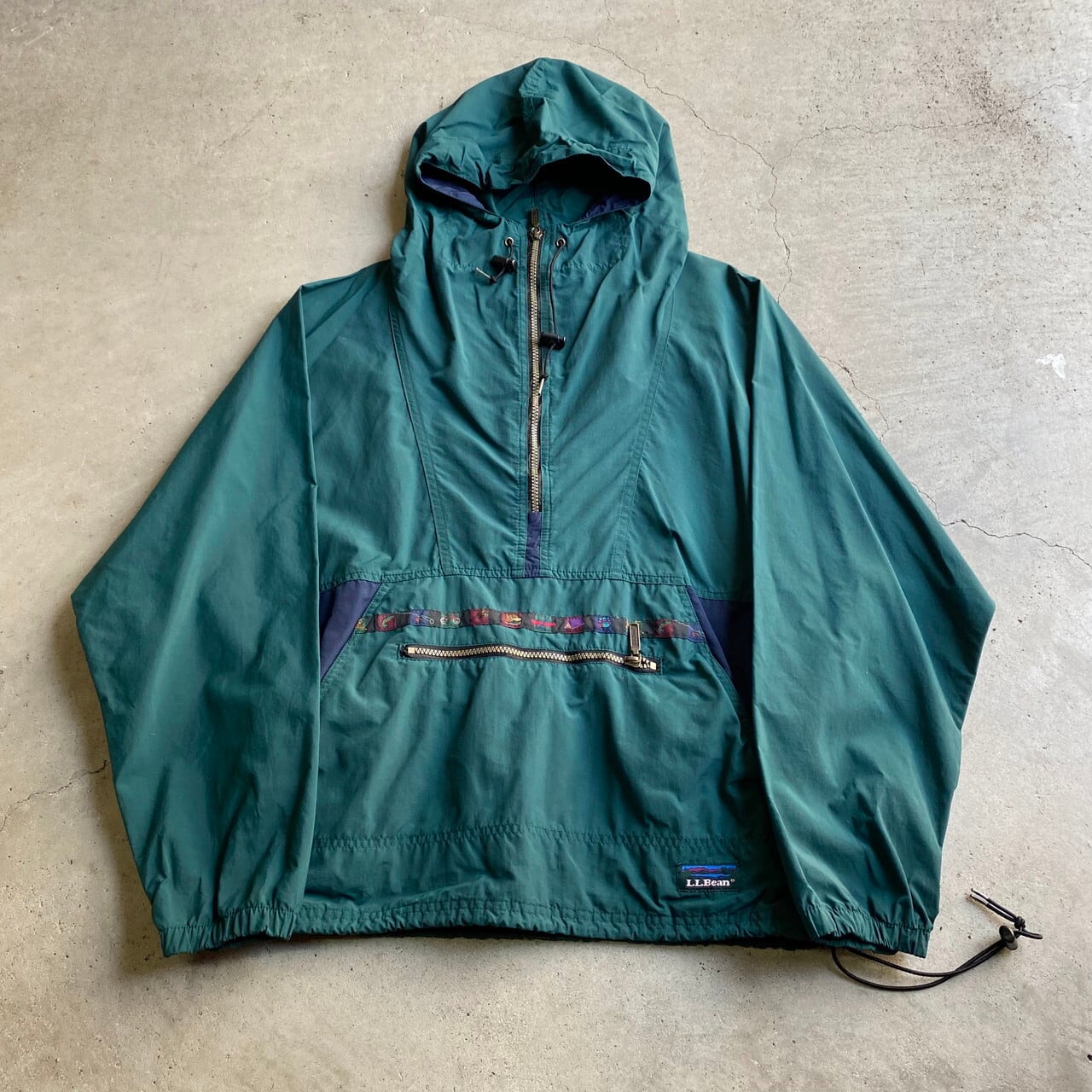 古着女子90s L.L.Bean エルエルビーン チロリアン アノラックパーカー