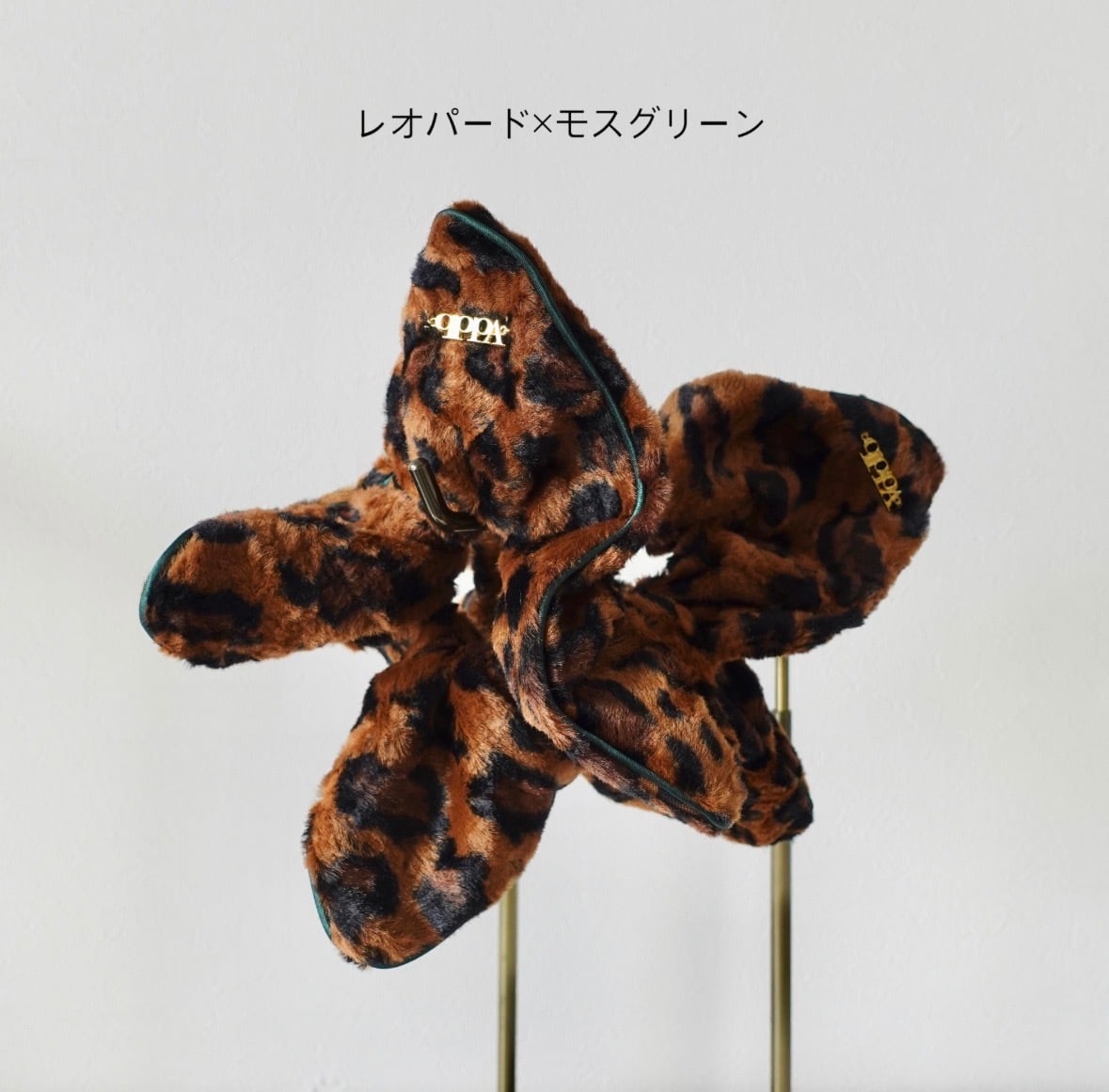 送料無料2枚セットsquare chouchou ファーアニマルスクエアビッグ