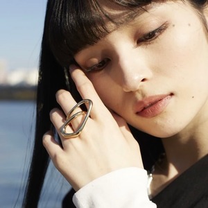 Nuance line triangle Ring   #Nothing And Others ナッシングアンドアザーズ