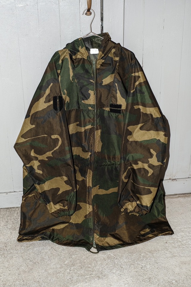 1990s camouflage nylon hooded coat