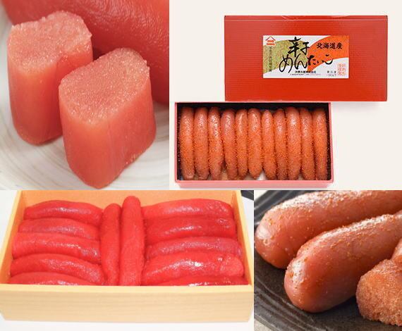 送料無料※ □甘口たらこ・辛子明太子セット□「甘口たらこ500g