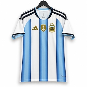 【お取り寄せ】アルゼンチン代表 2026 ホーム サッカーユニフォーム ネーム 背番号 カスタム可（ファンバージョン）