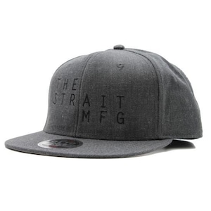 TSM SNAPBACK CAP #BLACK X HEATHER