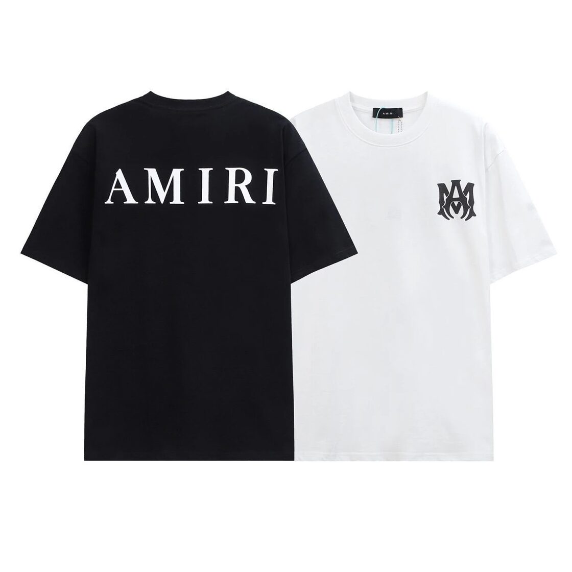AMIRI アミリ Tシャツ 男女兼用 2024春夏秋 ブラック ホワイト | Pay ID