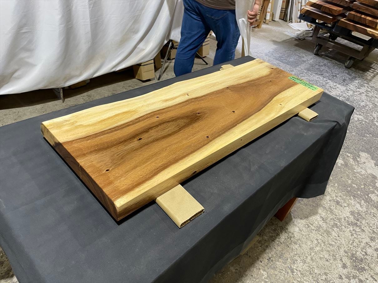 モンキーポッド3826 一枚板無垢 乾燥材 1130x300x55mm モンキーポッド3826 一枚板無垢 乾燥材 1130x300x55mm