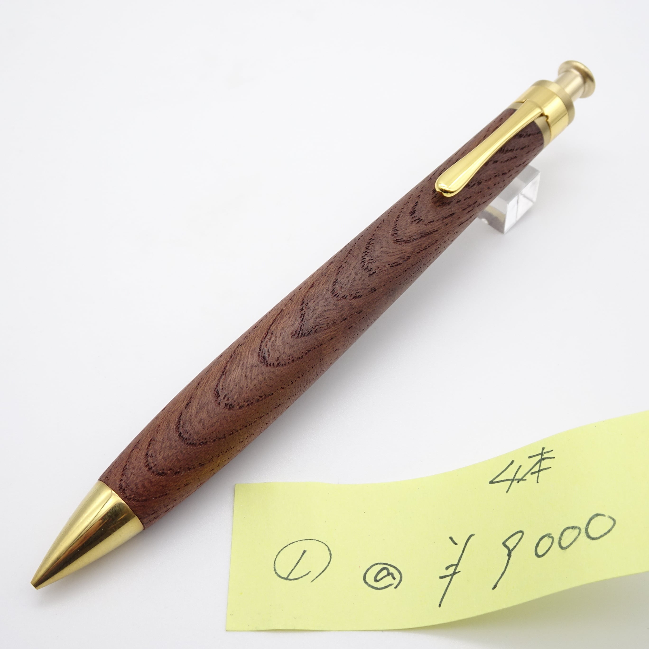 コウボウセツシャーペン神代欅 0.5mmペンシル楔 神代欅（けやき）1※真鍮金具 | 工房 楔（せつ）
