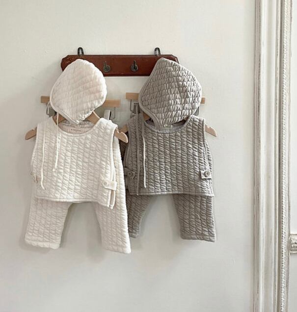 翌日発送】monbebe-bebe quilting 3set〈キルティング3点セット