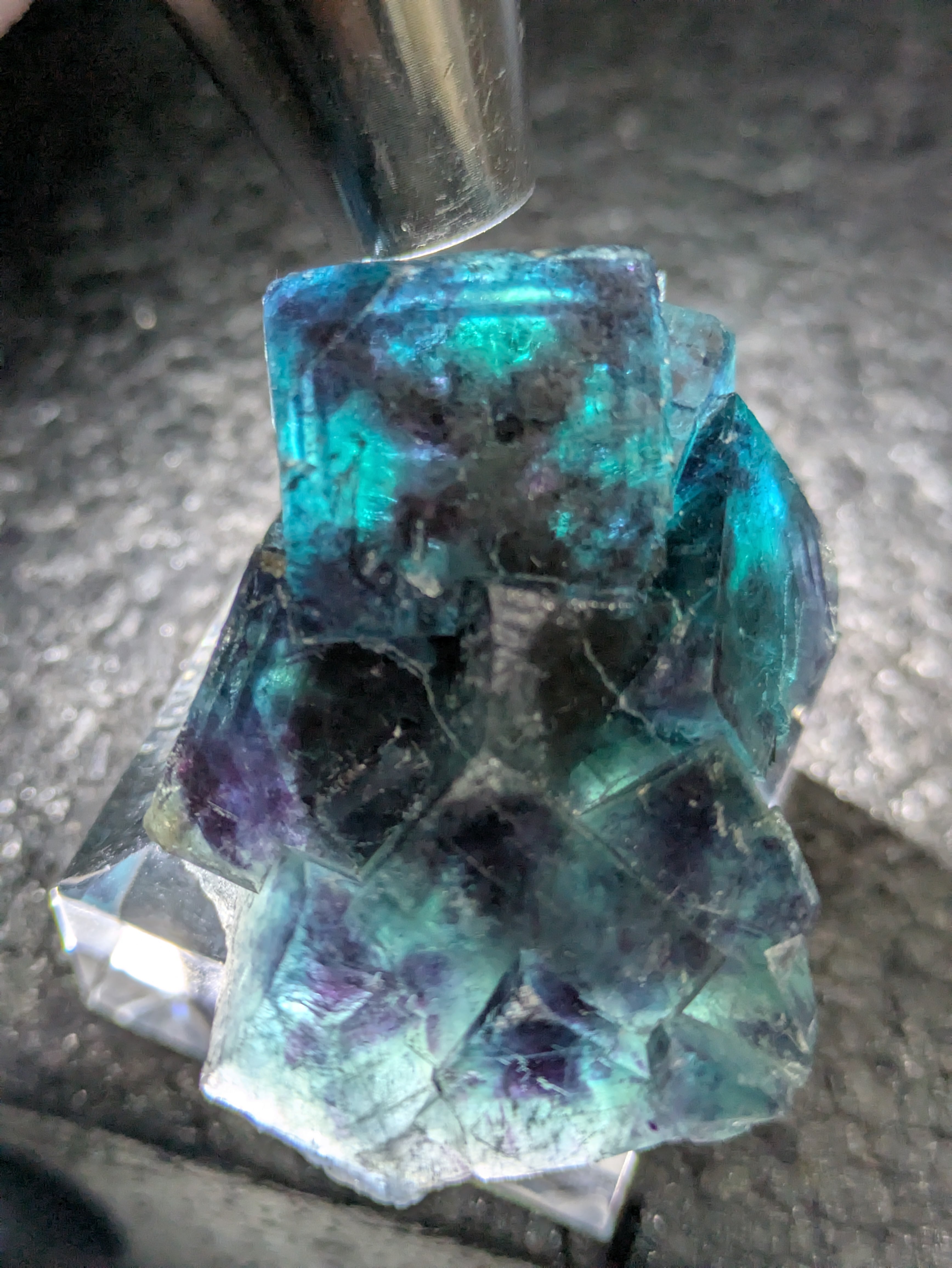 バタフライポケット】フローライト オコルス鉱山 蛍石 原石 標本 | 石