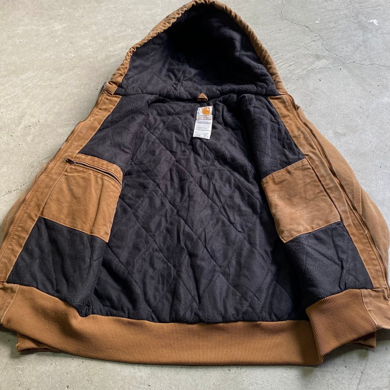 カーハート　フリース・プルオーバー　茶　M　＊最新作＊新品　Carhartt