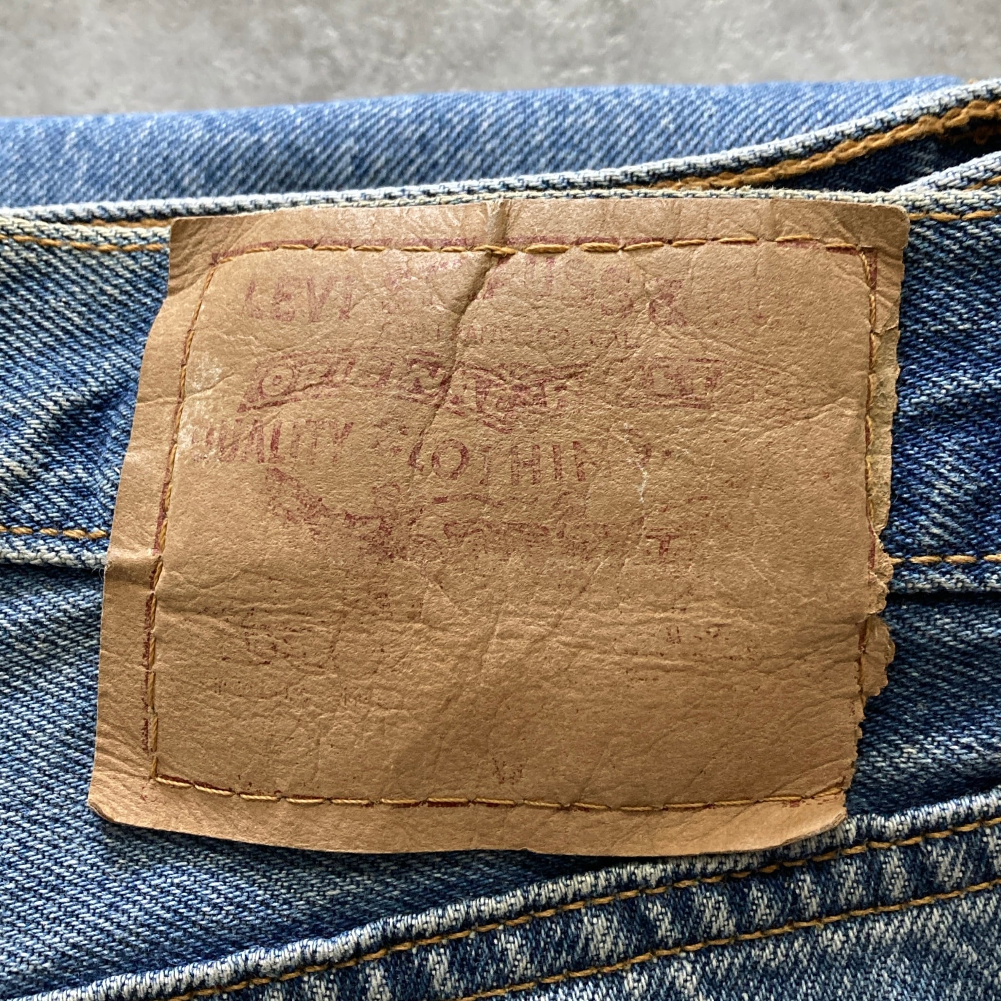 W33 L33】90's US.Levis 501 リーバイス エルパソ工場(524) ボタン裏