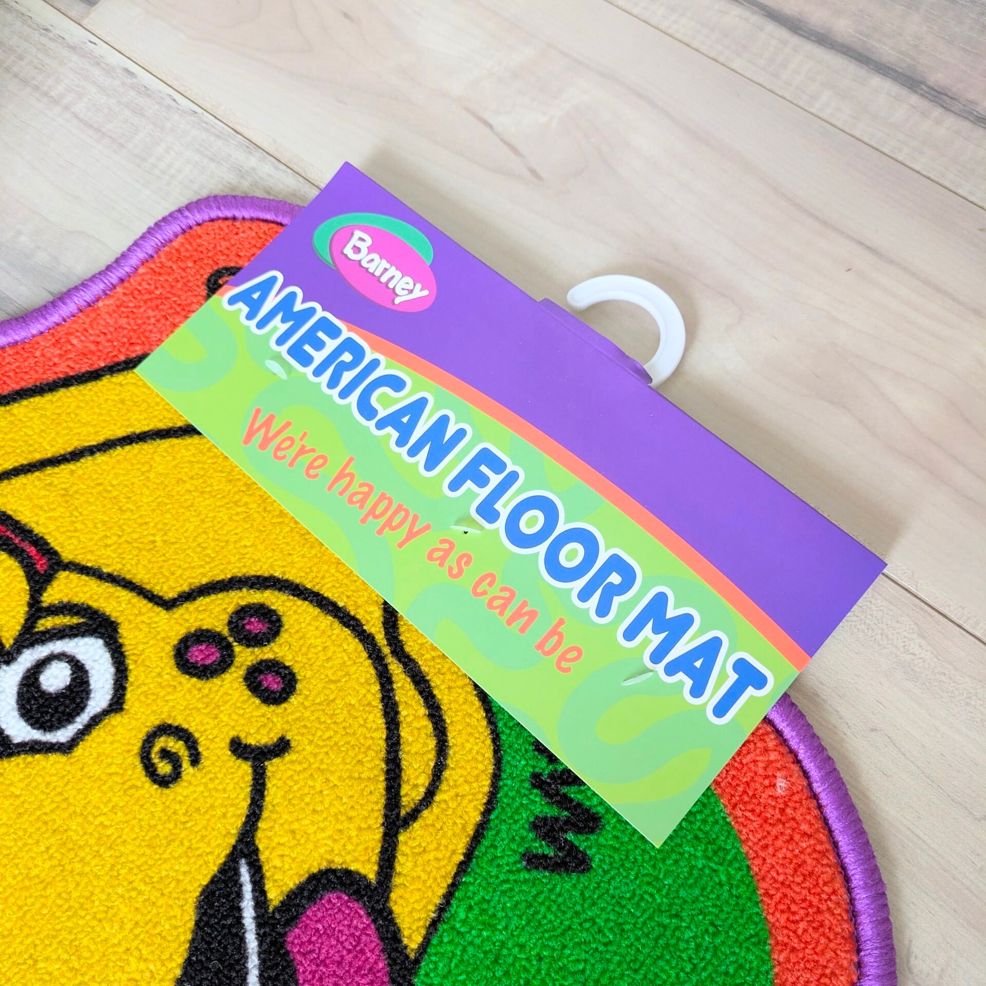 ♧【 Barney & Friends（ バーニー&フレンズ ） 】American MAT ( 裏面滑り止め加工 ) / キッチンマット / ふかふかマット / フロアマット / バス / エントランス / ロングバージョン〚アメリカン雑貨 アメトイ〛