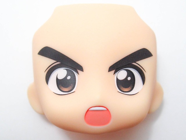 再入荷【1241】 劉昴星 顔パーツ 怒り顔　ねんどろいど