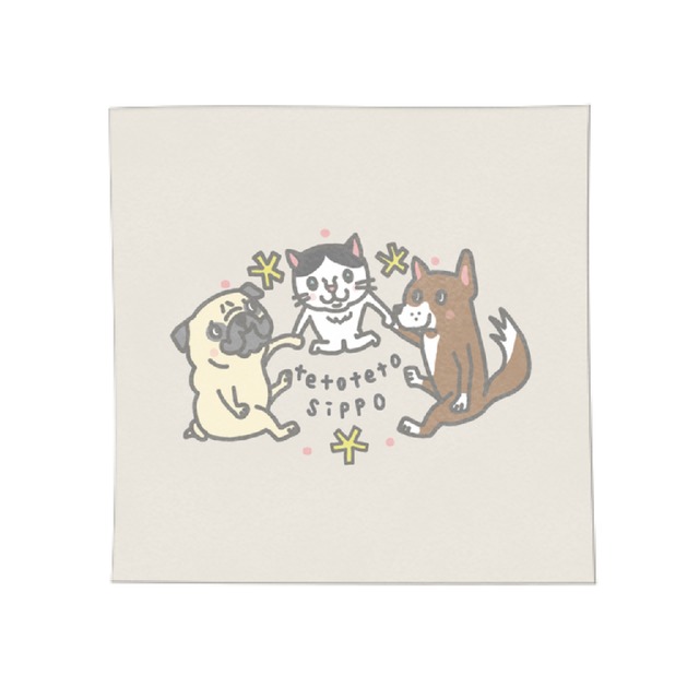 ミニハンカチタオル（デザイン：シシマルGメン様）