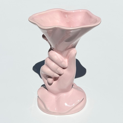 Ceramic hand vase Ceramic hand vase