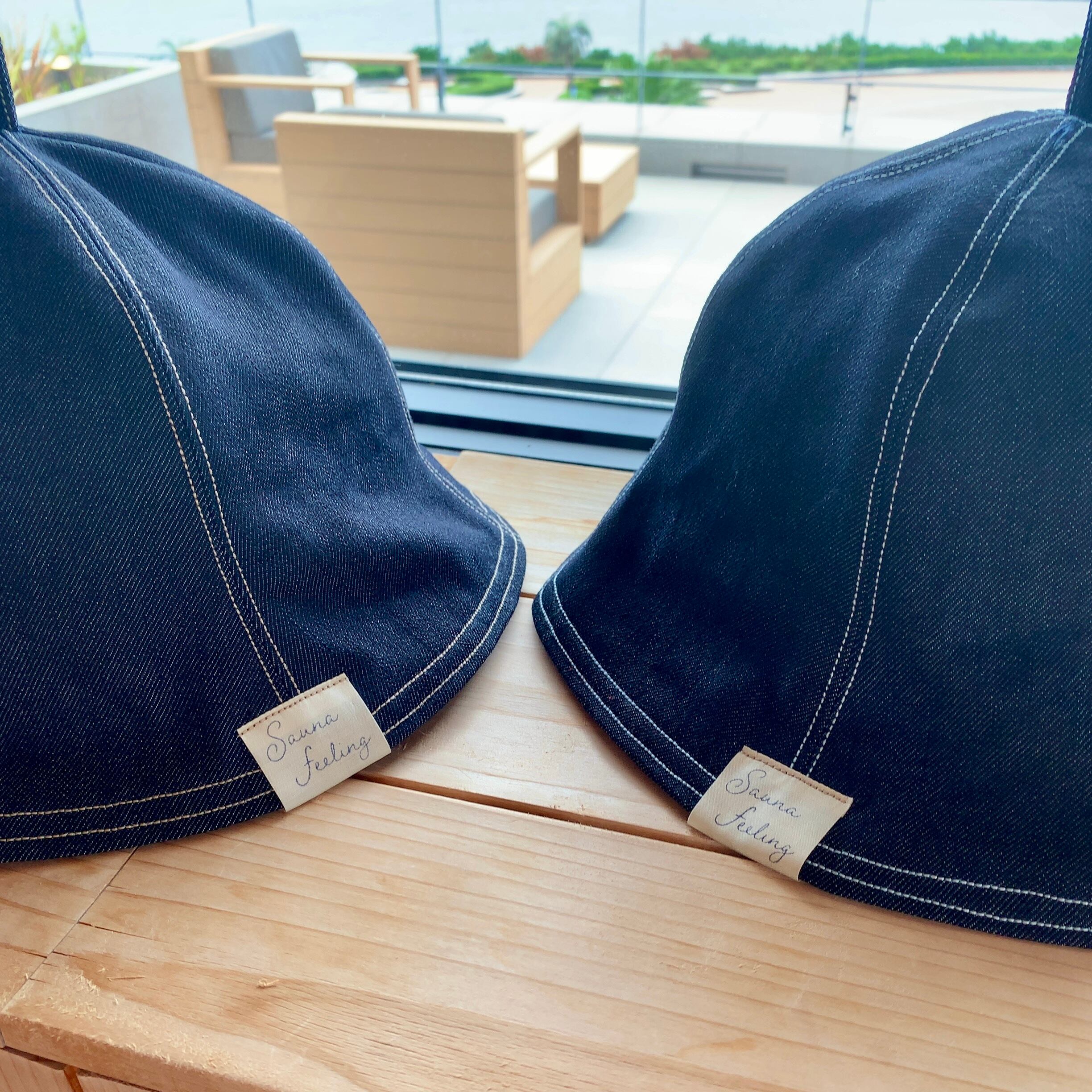 藤森慎吾さんも着用】チューリップ型 ストライプ 岡山デニム サウナ