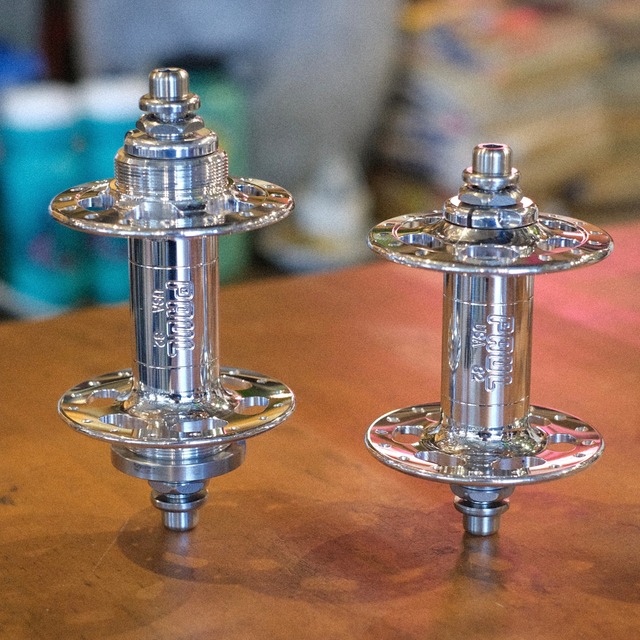 PAUL COMPONENT】HIGH FLANGE HUB SET (32H/POLISH) | Humhumhug 