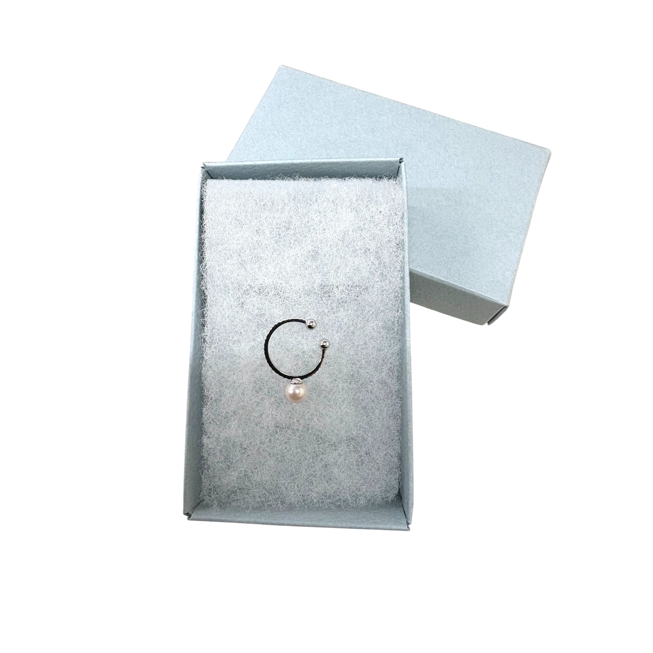 【あこや真珠 イヤーカフ】シルバー925・ロジウム仕上げ|ピアスホール不要・5.5mmパール・上品アクセサリー・ギフトに最適