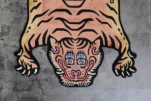 Tibetan Tiger Rug 《Mサイズ•シルク・オリジナル3・クラシックカラー206》チベタンタイガーラグ