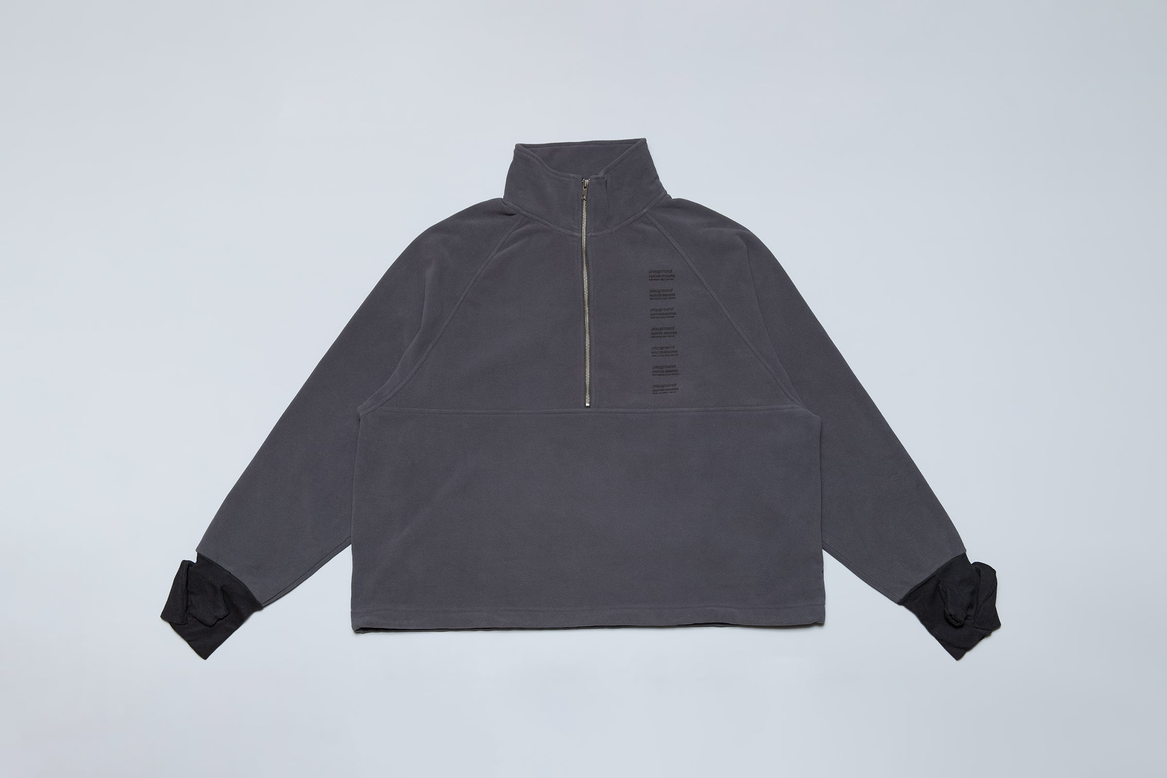 oem17 HAND WARMER HALF ZIP FLEECE for PLAYGROUND | PLAYGROUND