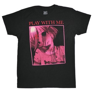 USED【M】Doki Doki Literature Club! ドキドキ文芸部 ナツキ Play With Me Tee / ©2019