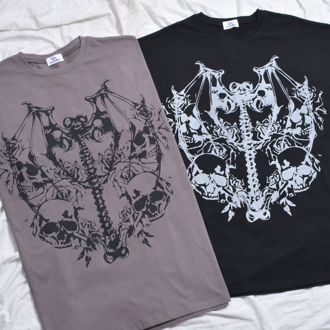 ROSE SKULL Tシャツ | VOLCAN&APHRODITE 公式通販