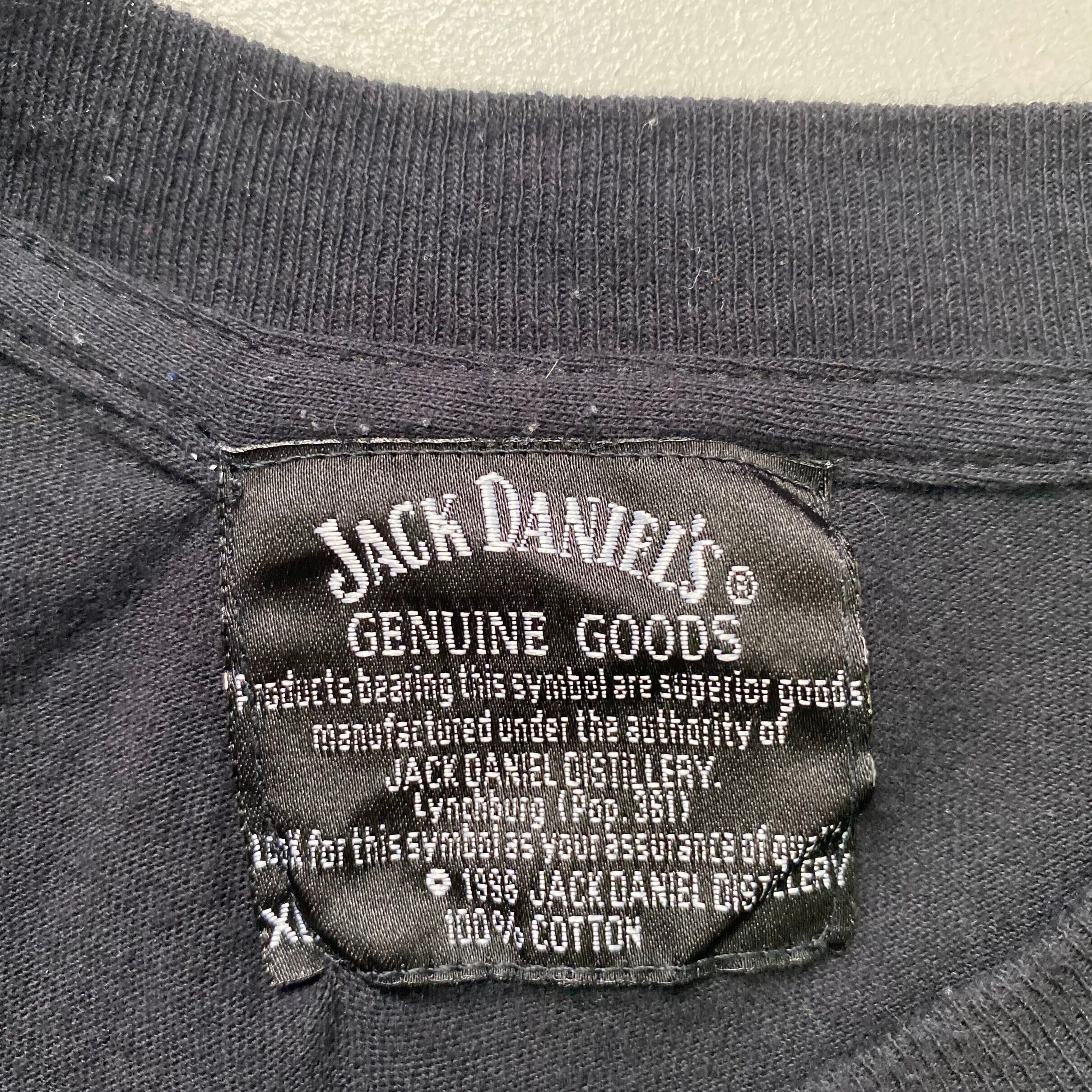90年代 JACK DANIEL'S ジャックダニエル 企業系 ロゴプリントTシャツ