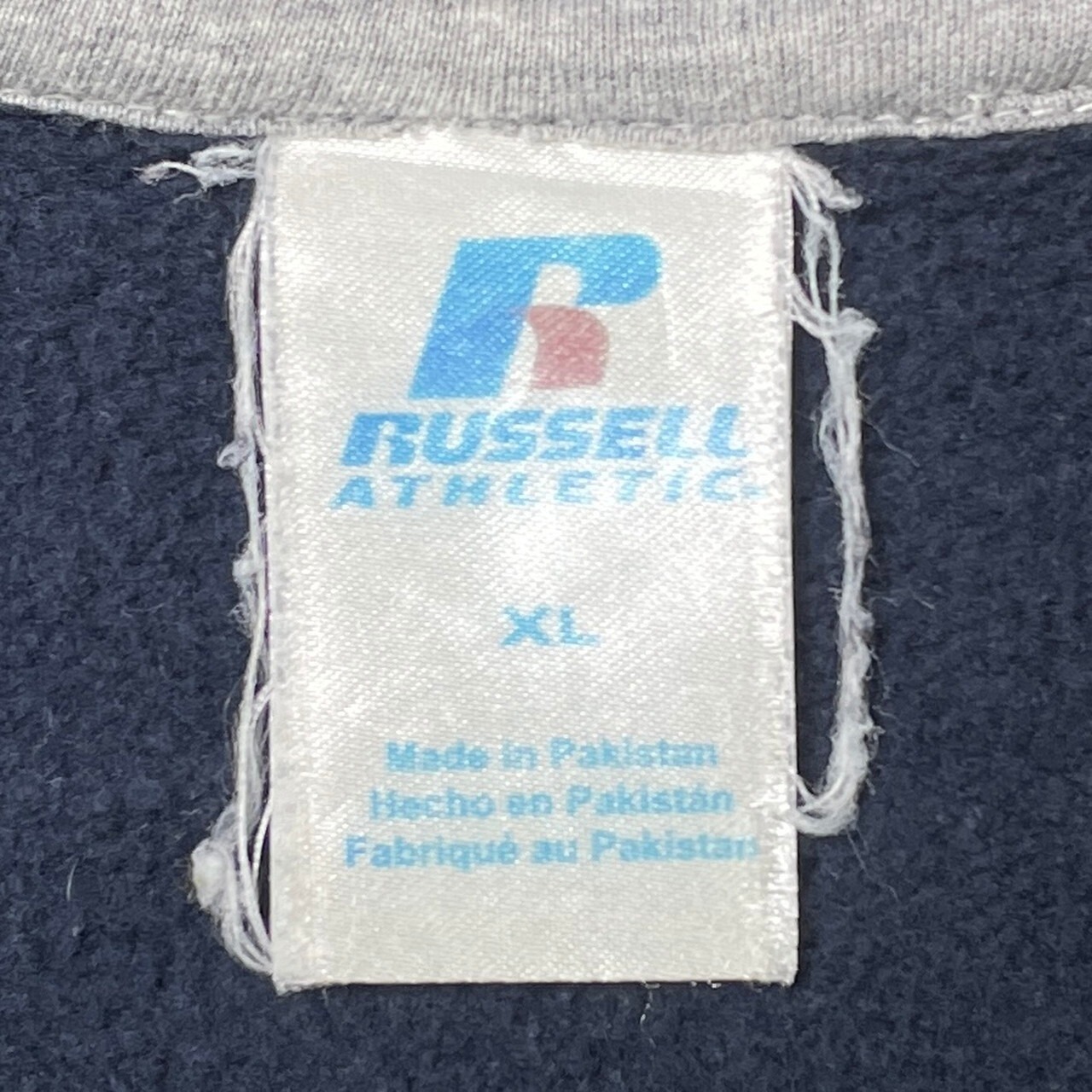 00年代 RUSSELL ATHLETIC ハーフジップ ブランクスウェット ラグラン 
