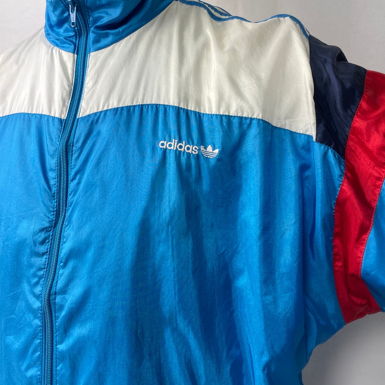 80年代 adidas アディダス ナイロン トラックジャケット メンズL-XL 
