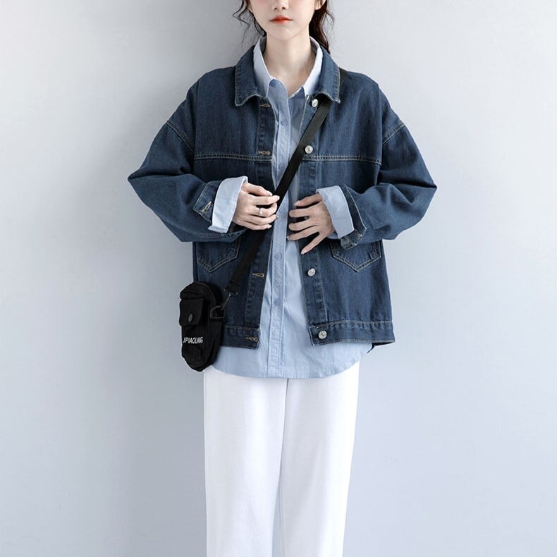 デニム Gジャン デニムジャケット ジャケット 上着 袖あり 長袖 襟付き