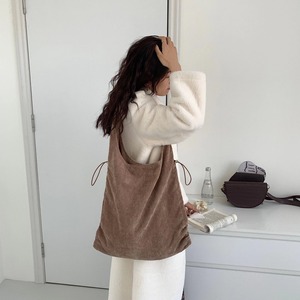 コーデュロイ　ドロストトートバッグ AS75-1356-1