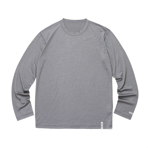 【RIDGE MOUNTAIN GEAR】Merino Basic Tee Long Sleeve