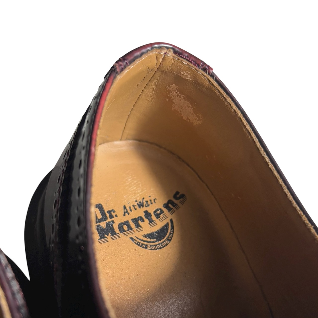 Dr.Martens patent leather wingtip shoes