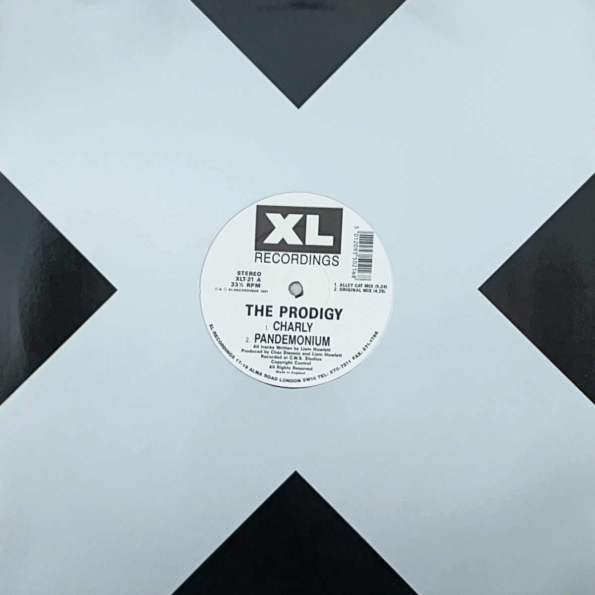 [1991] The Prodigy – Charly [XL Recordings] | ビークルレコード -Vehicle Records-