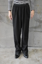 Black Easy Wide Slacks