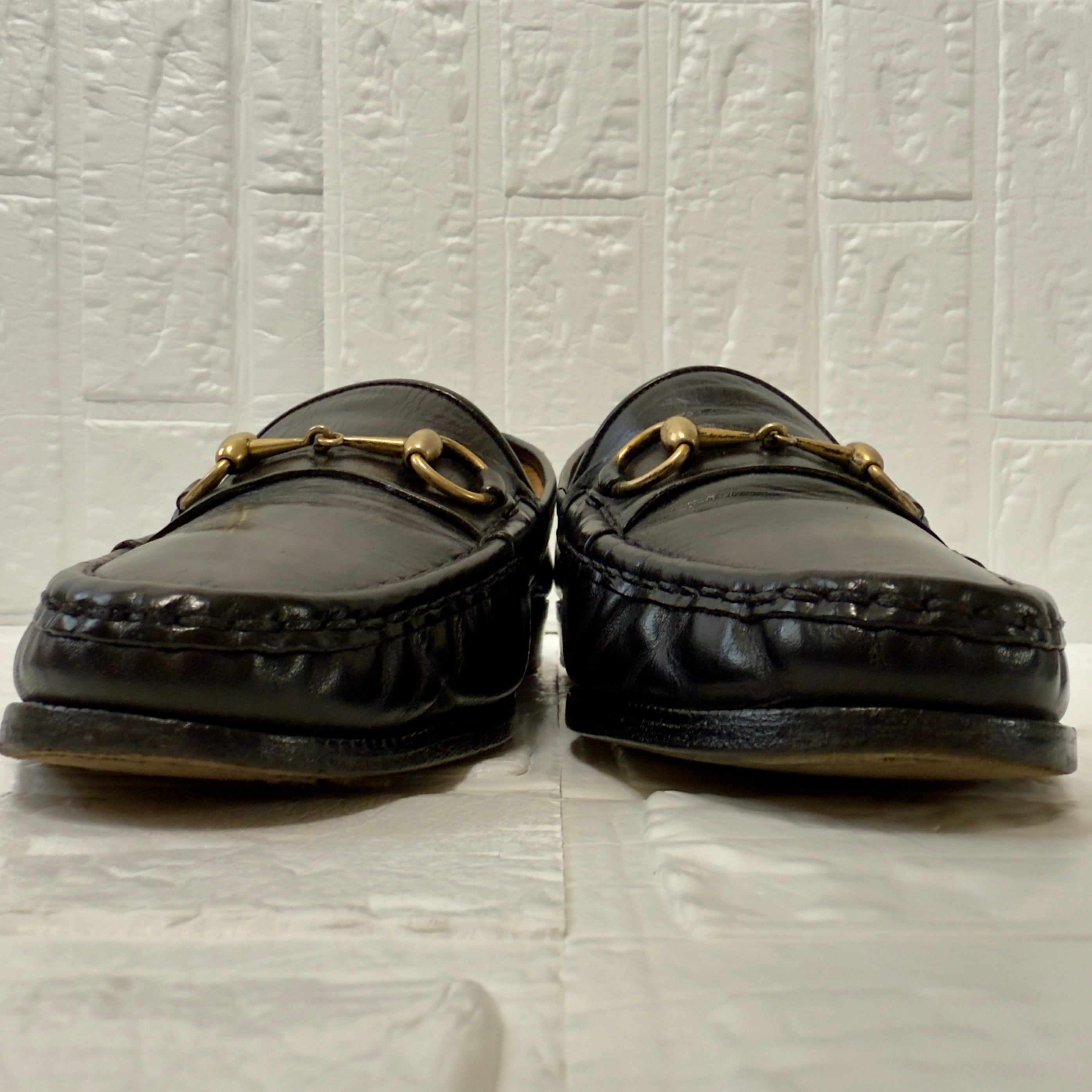 COLE HAAN《women's》80-90s イタリア製 ビットローファー ブラック