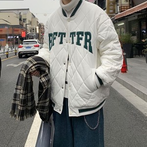 韓国メンズファッション Bw306 ストリートジャケット レタープリント キルティング ユニフォーム ユニセックス 韓国メンズ服 流行プチプラ韓国 メンズファッション新作通販 Buy The World 韓国メンズファッション Bw306 ストリートジャケット レタープリント キルティング ユニフォーム ユニセックス 韓国メンズ服 流行プチプラ韓国 メンズファッション新作通販 Buy The World