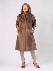 BRAHMIN(リバーシブルフェイクファーコート)