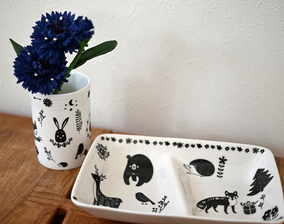 北欧の森 転写紙 A4サイズ （ポーセリンアート 北欧転写紙