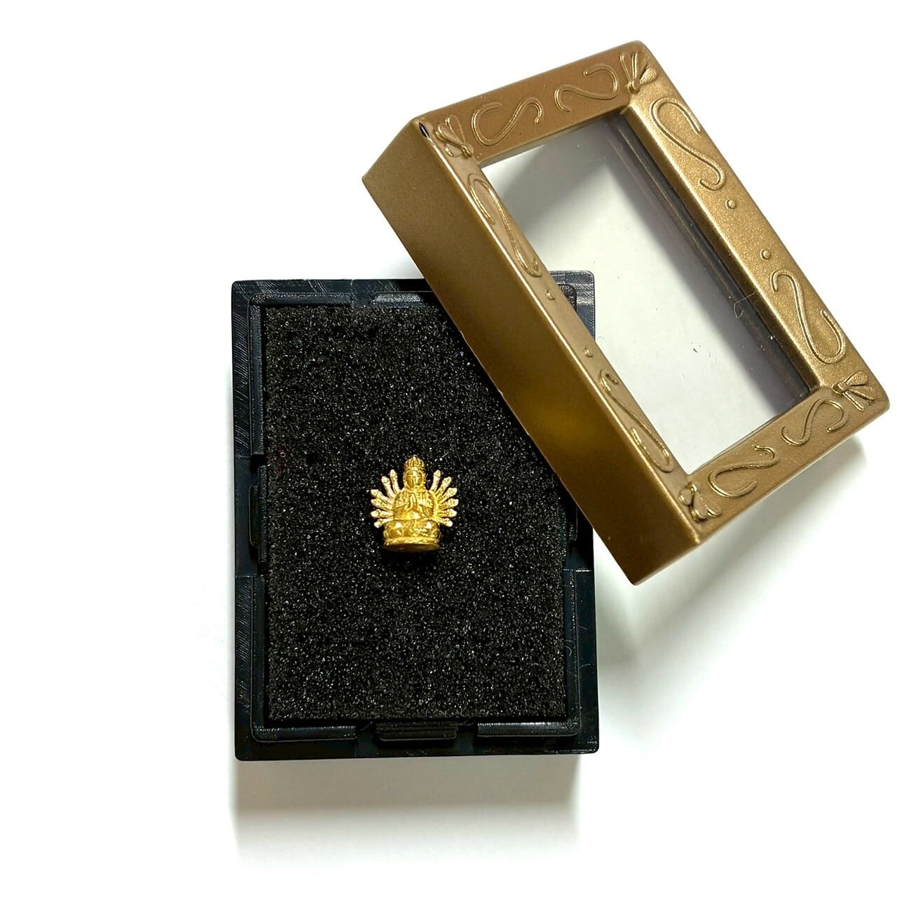 純金 約1g 千手観音像 JUNGOLD オリジナル作品 指先サイズの芸術品