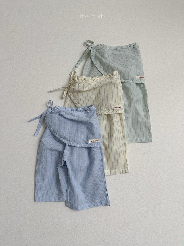 〘予約〙minirobe / scarf pants