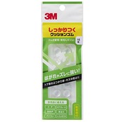 スリーエム(3M) 3M しっかりつくクッションゴム 11.2x5.1mm 丸形 16粒 CS-03