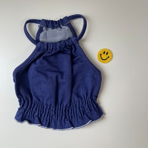 【即納】short denim op
