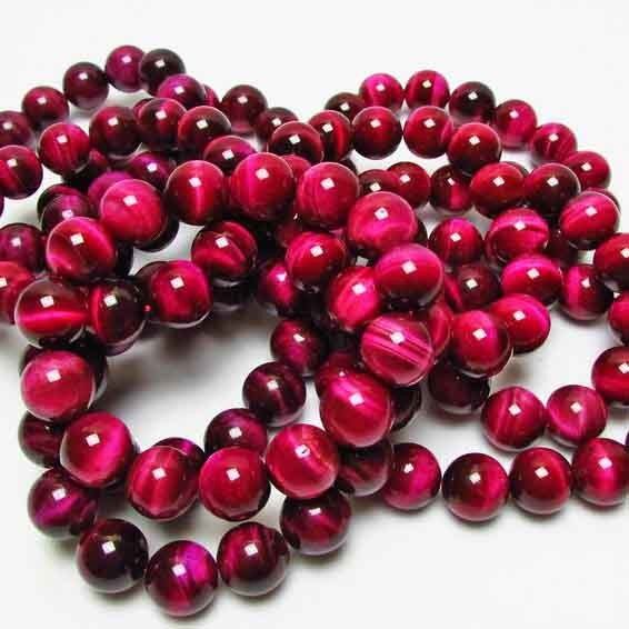 ピンクタイガーアイ ブレスレット 14mm [M便 1/10] 711-149